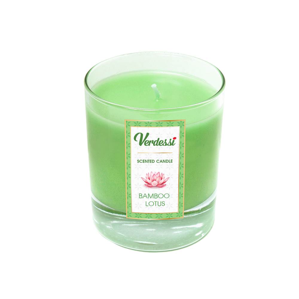VERDESSI SCENTED CANDLE BAMBOO LOTUS