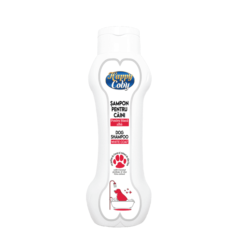 Happy Coby Sampon pentru caini cu blana alba