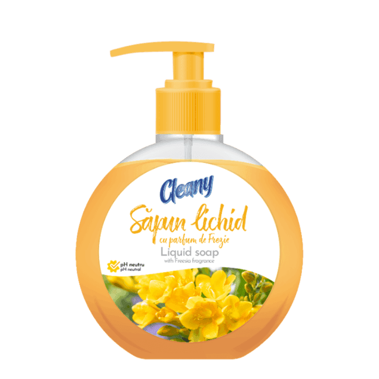 Sapun Lichid cu prafum de Frezie marca Cleany