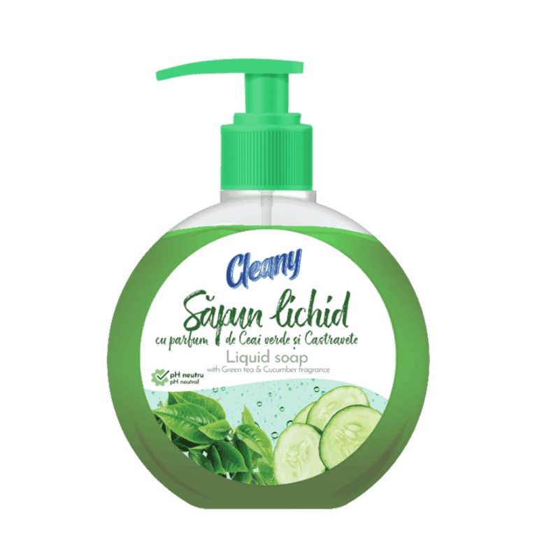 Sapun Lichid Ceai verde & Castravete