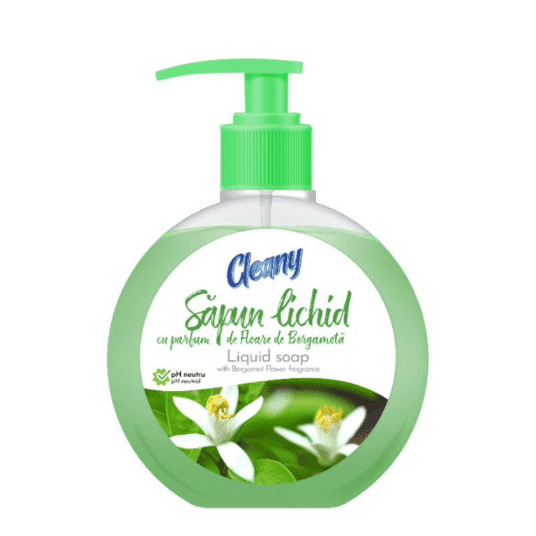 Sapun Lichid Floare de bergamota - Cleany