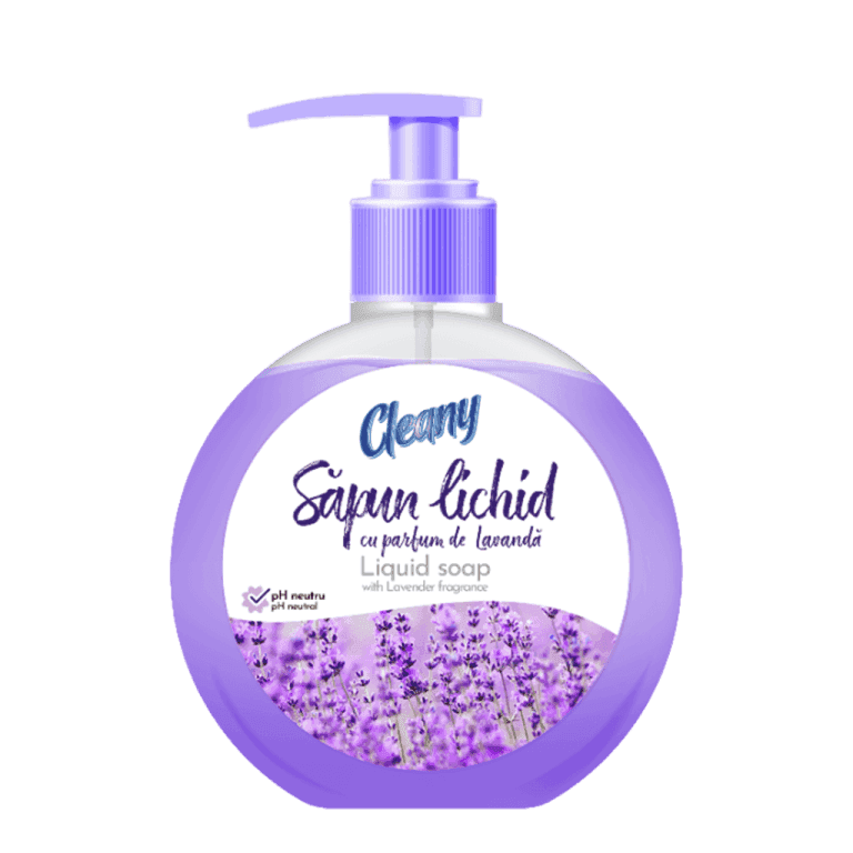 Sapun Lichid cu prafum de lavanda Cleany