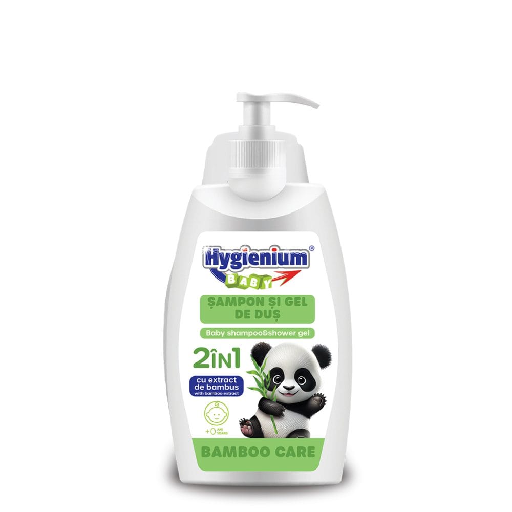 Șampon și Gel de Duș 2 în 1 cu extract de Bambus