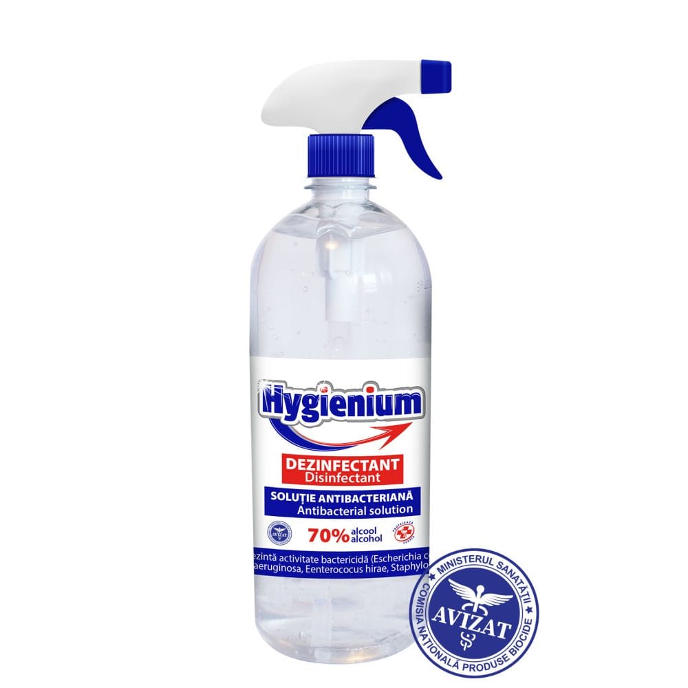 Soluție Dezinfectantă Antibacterial 70% 1000 ml. Hygienium