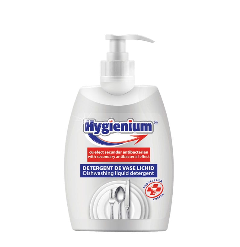Detergent Lichid de Vase cu efect Antibacterian - Hygienium